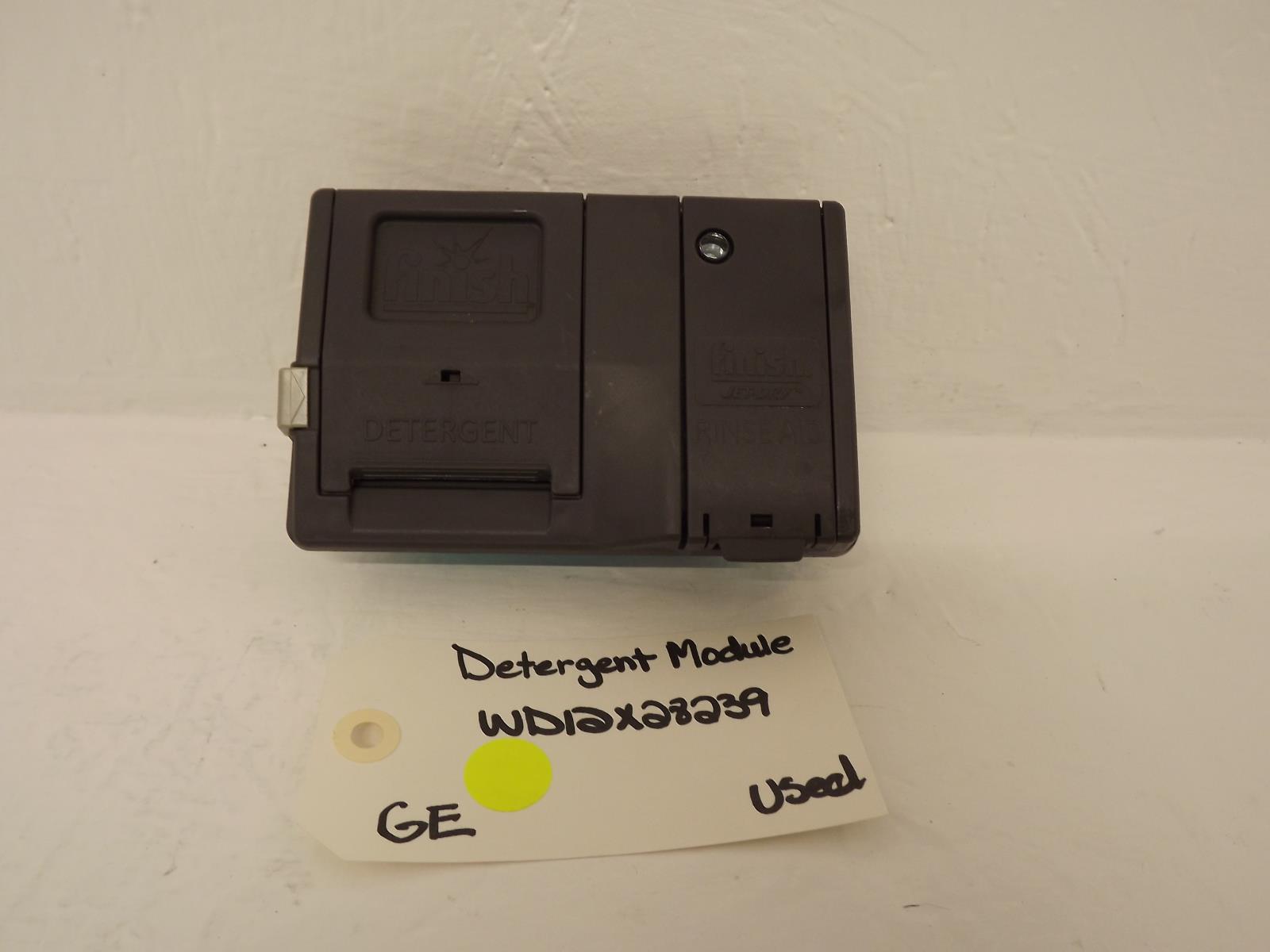 GE Dishwasher WD12X28239 Detergent Module Used GE Dishwasher WD12X28239 Detergent Module Used